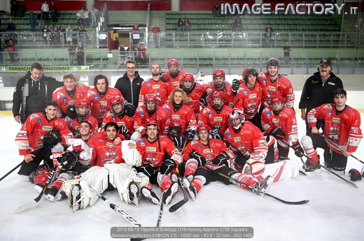 2019-09-15 Valpellice Bulldogs U19-Hockey Appiano 5758 Squadra